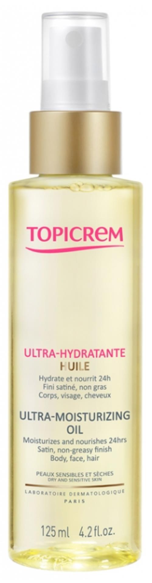 Topicrem Hydratačný olej na telo a vlasy (Ultra-Moisturizing Oil) 125 ml