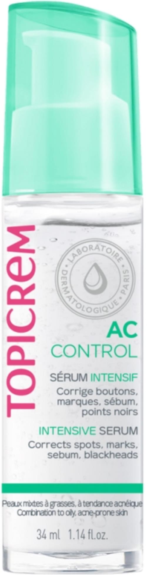 Topicrem Intenzívne nočné sérum pre zmiešanú až mastnú pleť AC Control (Intensive Serum) 34 ml