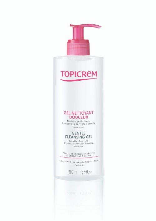 Topicrem Jemný umývací gél na telo a tvár (Gentle Cleansing Gel) 500 ml