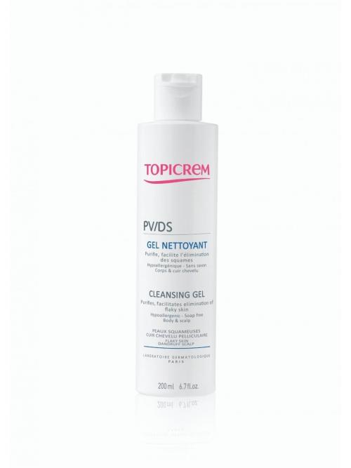 Topicrem Umývací gél na telo a pokožku hlavy PV/DS (Cleansing Gel) 200 ml