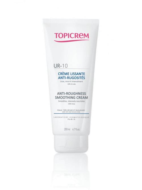 Topicrem Telový krém na hrubú a suchú pokožku UR10 (Anti Roughness Smoothing Cream) 200 ml