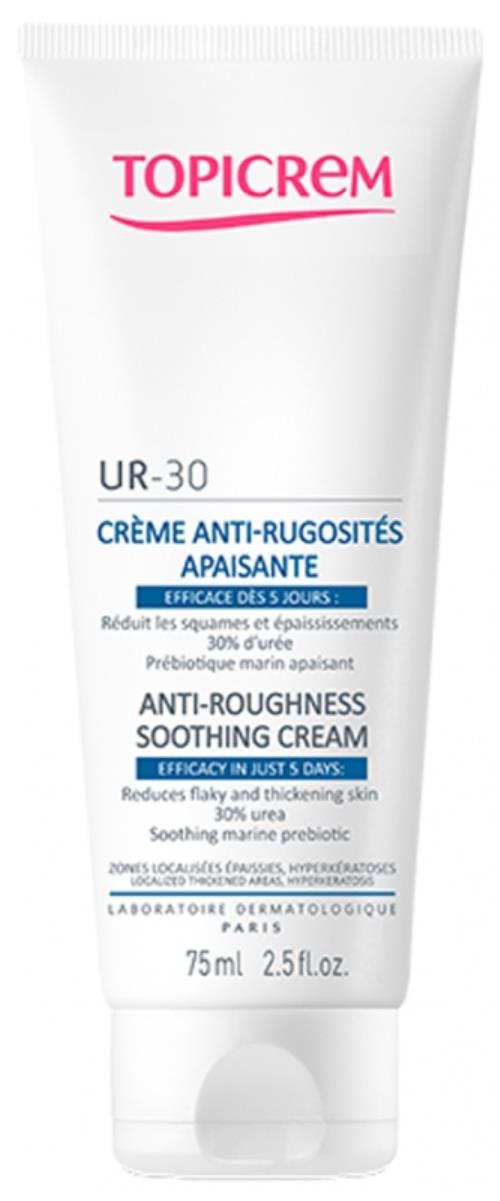 Topicrem Upokojujúci krém proti zrohovatenej pokožke UR30 (Anti-Roughness Soothing Cream) 75 ml