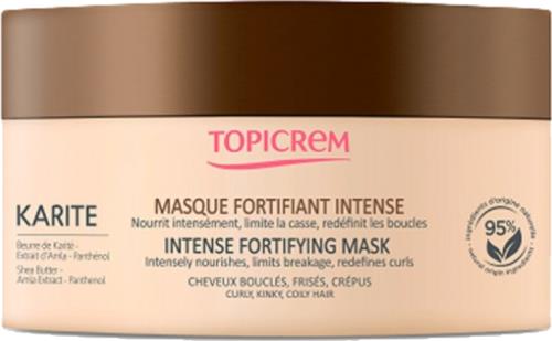 Topicrem Vyživujúca a posilňujúca maska pre kučeravé a krepaté vlasy Karite (Intense Fortifying Mask) 250 ml
