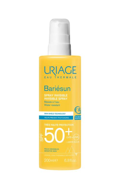 Uriage Sprej na opaľovanie SPF 50+ Bariesun (Invisible Spray) 200 ml