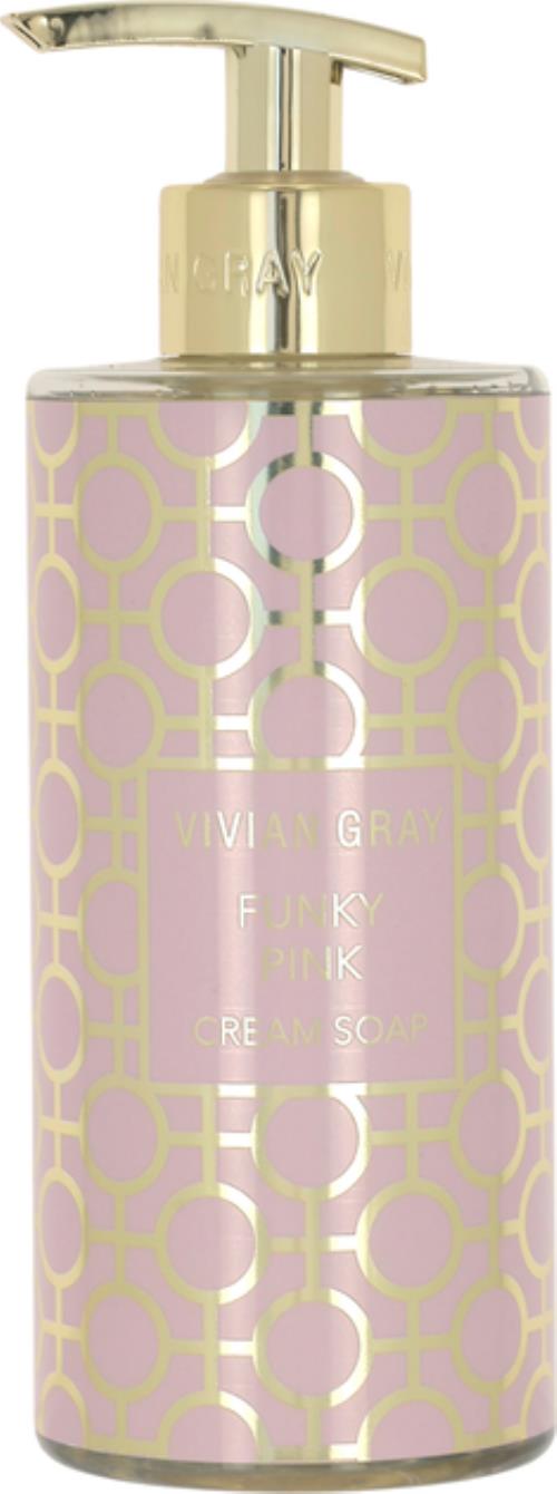 Vivian Gray Krémové tekuté mydlo Funky Pink (Cream Soap) 400 ml