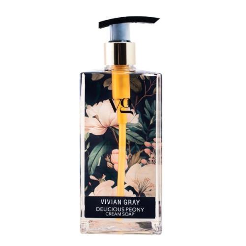 Vivian Gray Tekuté krémové mydlo na ruky Delicious Peony (Cream Soap) 350 ml