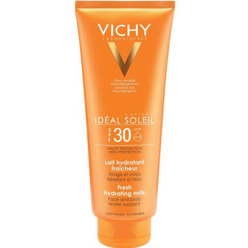 Vichy Hydratačné mlieko na telo a tvár SPF 30 Idéal Soleil 300 ml