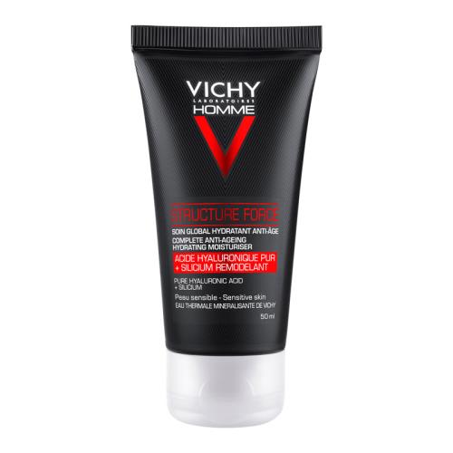 Vichy Hydratačný pleťový krém s anti-age účinkom Homme Structure Force (Complete Anti-Ageing Hydrating Moisturiser) 50 ml