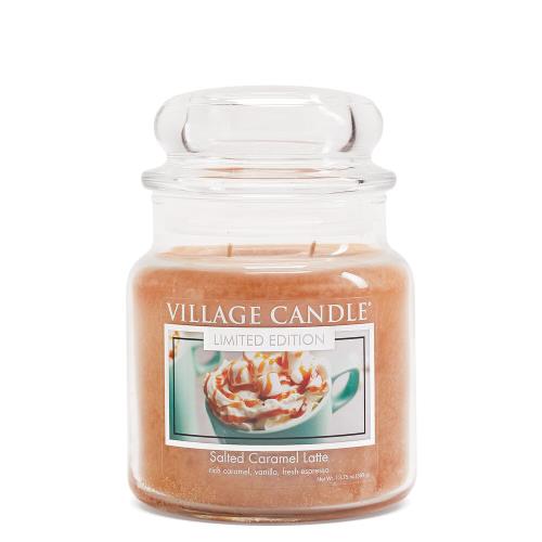 Village Candle Vonná sviečka v skle Salted Caramel Latte 389 g