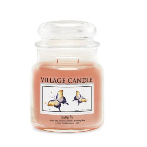 Village Candle Vonná sviečka v skle Butterfly 389 g
