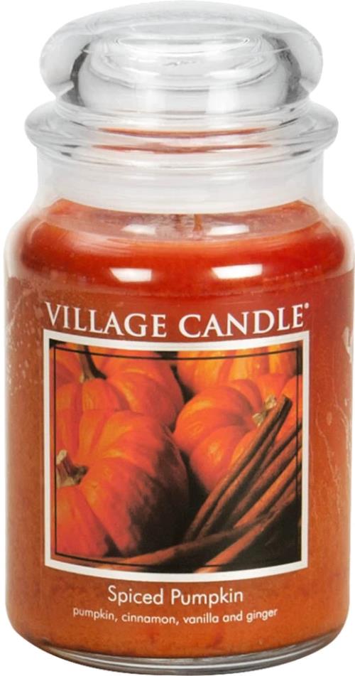 Village Candle Vonná sviečka v skle Spiced Pumpkin 602 g