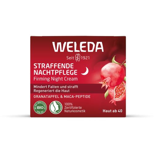 Weleda Spevňujúci nočný krém s granátovým jablkom a maca peptidmi (Firming Night Cream) 40 ml