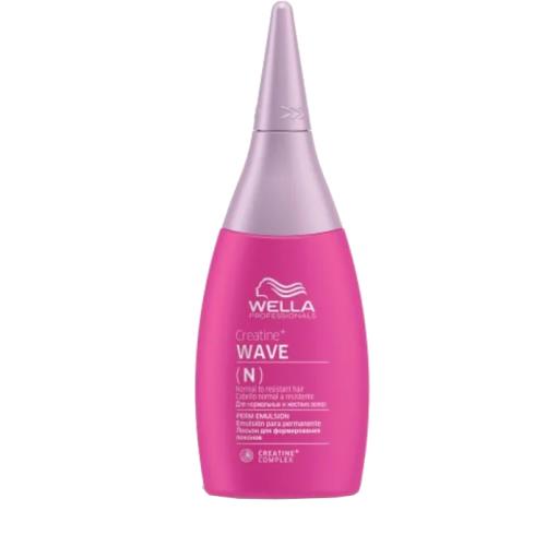 Wella Professionals Trvalá ondulácia pre prírodné a nepoddajné vlasy Creatine + Wave N (Perm Emulsion) 75 ml