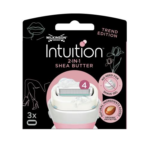 Wilkinson Sword Náhradná hlavica Intuition 2v1 Shea Butter 3 ks