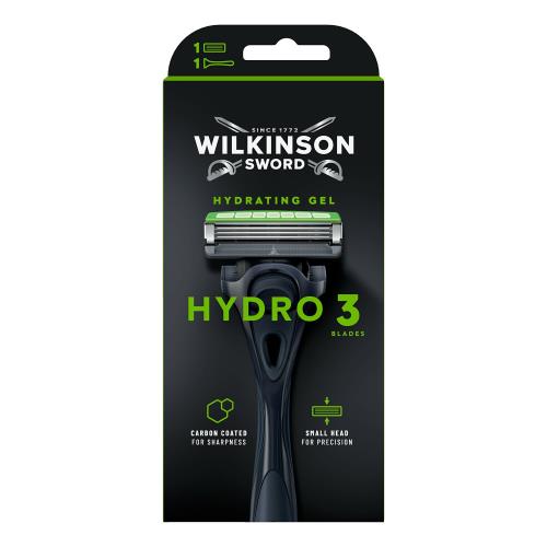 Wilkinson Sword Holiaci strojček Hydro 3 Black Edition + 1 hlavica