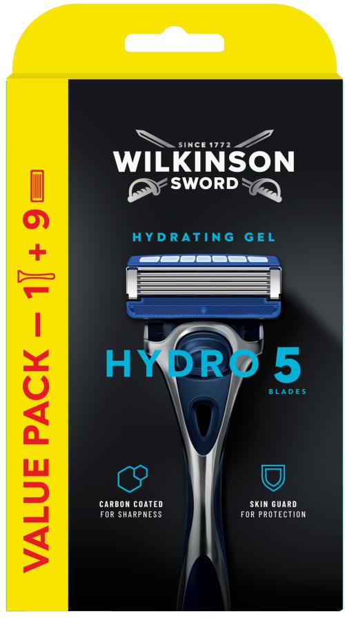 Wilkinson Sword Holiaci strojček Hydro 5 Skin Protection + 9 hlavíc