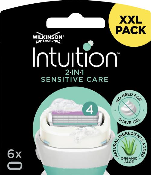 Wilkinson Sword Náhradná hlavica Intuition Sensitive Care 6 ks