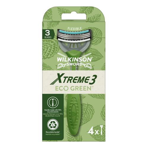 Wilkinson Sword Jednorazový holiaci strojček pre mužov Xtreme3 ECO Green 4 ks