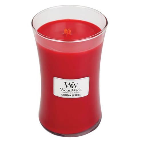 WoodWick Vonná sviečka váza Crimson Berries 609 g