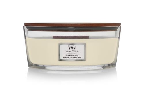WoodWick Vonná sviečka loď Island Coconut 453,6 g
