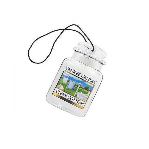 Yankee Candle Luxusné visačka do auta Clean Cotton 1ks