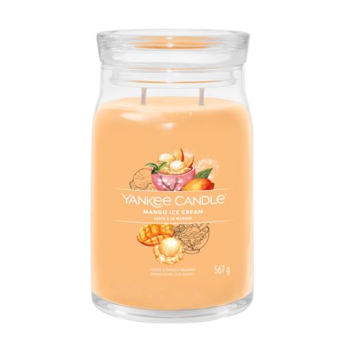 Yankee Candle Aromatická sviečka Signature sklo veľké Mango Ice Cream 567 g