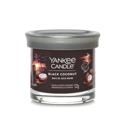 Yankee Candle Aromatická sviečka Signature tumbler malý Black Coconut 122 g