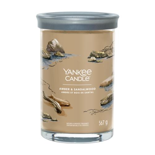 Yankee Candle Aromatická sviečka Signature tumbler veľký Amber & Sandalwood 567 g