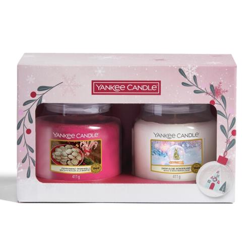 Yankee Candle Vianočná sada so strednými Classic sviečkami 2x 411 g