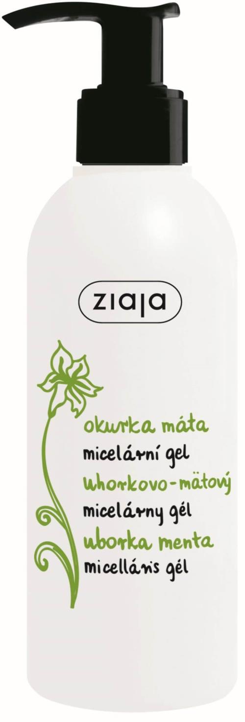 Ziaja Micelárny gél s uhorkou a mätou Cucumber (Cucumber Mint Micellar Gél) 190 ml