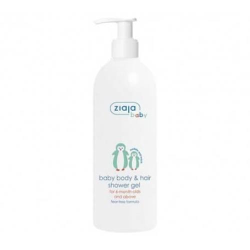 Ziaja Umývací gél na telo a vlasy pre deti Tučniak (Baby Body & Hair Shower Gel) 400 ml