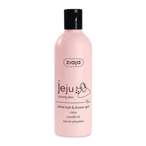 Ziaja Biely sprchový a kúpeľový gél Jeju (White Bath & Shower Gel) 300 ml