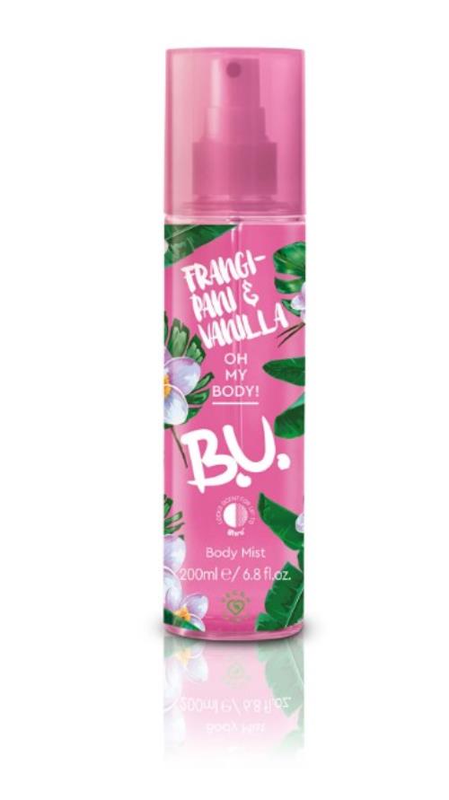 B.U. Frangipani & Vanilla - telový sprej 200 ml