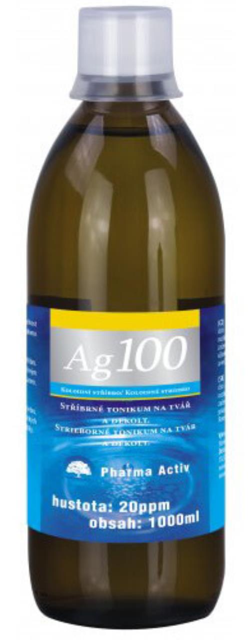 Pharma Activ Koloidné striebro Ag 100 (20ppm) 1 000 ml