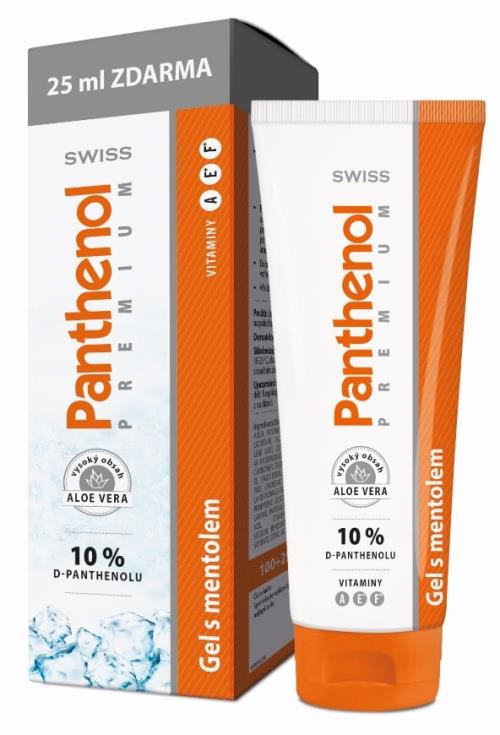 Simply You Panthenol 10% Swiss PREMIUM gél s mentolom 100 + 25 ml