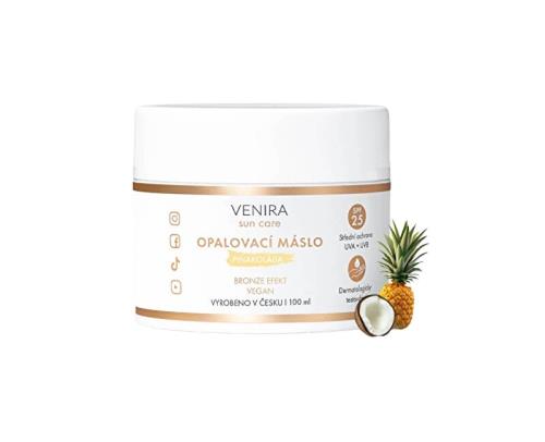 Venira Opaľovacie maslo bronze s SPF 25 piňakoláda 100 ml